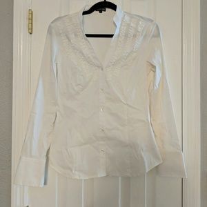 Beautiful white dress shirt XS Express brand